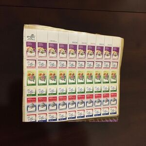 MNH Scott #1805-1810 Letter Writing Stamps Sheet of 60 15 Cent Stamps